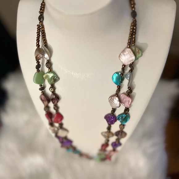 ✔️Coldwater Creek Long Multicolor Necklace - Picture 2 of 4